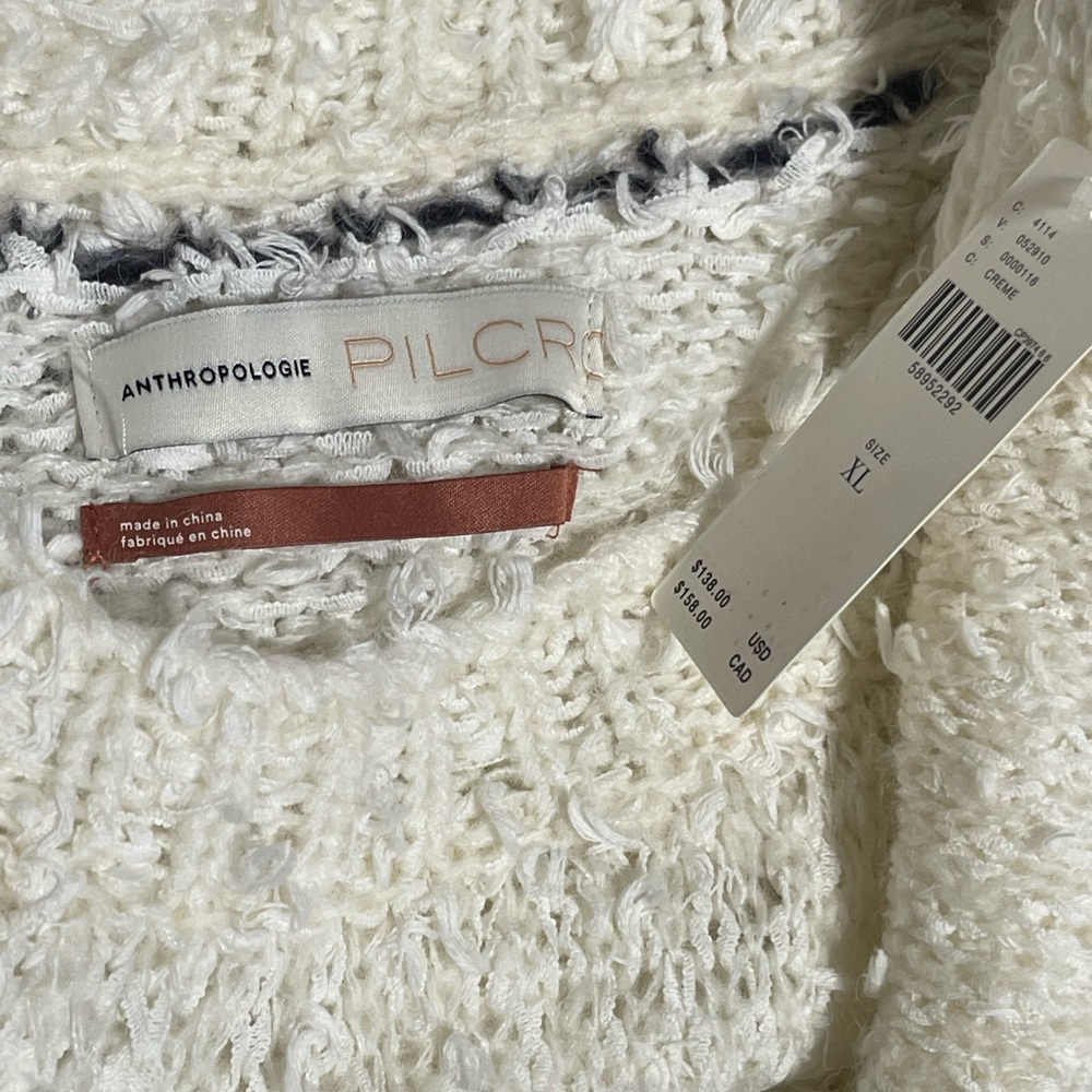 Anthropologie Pilcro Petra Feathered Sweater - NWT - XL - Picture 7 of 14